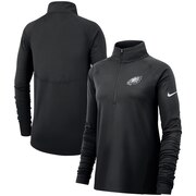 Add Philadelphia Eagles Nike Women's Performance Half-Zip Core Jacket - Black To Your NFL Collection