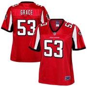 Order Jermaine Grace Atlanta Falcons NFL Pro Line Women's Team Player Jersey – Red at low prices.