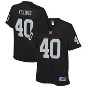 Add DJ Killings Oakland Raiders NFL Pro Line Women's Team Player Jersey – Black To Your NFL Collection