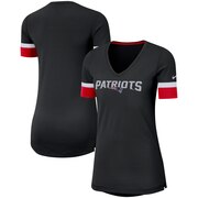 Add New England Patriots Nike Women's Performance Fan V-Neck T-Shirt - Navy/Red To Your NFL Collection