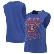 Add Denver Broncos Junk Food Women's Vintage Muscle Tank Top - Royal To Your NFL Collection