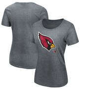 Add Arizona Cardinals Majestic Women's Showtime Game Tradition T-Shirt - Heathered Gray To Your NFL Collection