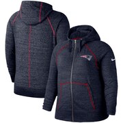 Add New England Patriots Nike Women's Plus Size Gym Vintage Full-Zip Hoodie - Navy To Your NFL Collection