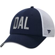 Add Dallas Cowboys NFL Pro Line by Fanatics Branded Women's Iconic Scoreboard Trucker Adjustable Hat - Navy/White To Your NFL Collection