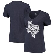 Add Dallas Cowboys Women's Jenara State V-Neck T-Shirt - Navy To Your NFL Collection