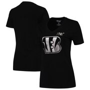 Add Cincinnati Bengals G-III 4Her by Carl Banks Women's NFL 100th Season Fair Catch V-Neck T-Shirt - Black To Your NFL Collection