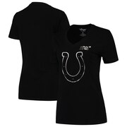 Add Indianapolis Colts G-III 4Her by Carl Banks Women's NFL 100th Season Fair Catch V-Neck T-Shirt - Black To Your NFL Collection