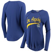 Add Los Angeles Rams Junk Food Women's Super Soft Thermal Long Sleeve T-Shirt - Royal To Your NFL Collection