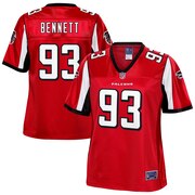 Add Michael Bennett Atlanta Falcons NFL Pro Line Women's Team Player Jersey – Red To Your NFL Collection