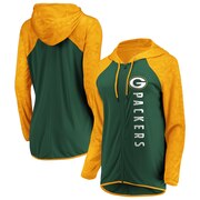 Add Green Bay Packers Fanatics Branded Women's Forever Fan Full-Zip Hoodie - Green To Your NFL Collection