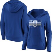 Add Indianapolis Colts Fanatics Branded Women's Stacked Stripes Pullover Hoodie – Royal To Your NFL Collection