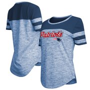 Add New England Patriots New Era Women's Glitter Gel T-Shirt – Navy To Your NFL Collection