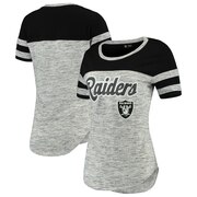 Add Oakland Raiders New Era Women's Glitter Gel T-Shirt – Black To Your NFL Collection