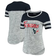 Add Houston Texans New Era Women's Glitter Gel T-Shirt – Navy To Your NFL Collection