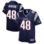 Add Calvin Munson New England Patriots NFL Pro Line Women's Team Player Jersey – Navy To Your NFL Collection