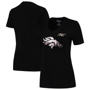 Add Denver Broncos G-III 4Her by Carl Banks Women's NFL 100th Season Fair Catch V-Neck T-Shirt - Black To Your NFL Collection