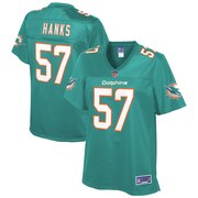 Order Terrill Hanks Miami Dolphins NFL Pro Line Women's Team Player Jersey – Aqua at low prices.