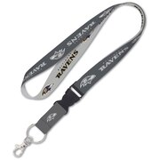 Add Baltimore Ravens WinCraft Charcoal Buckle Lanyard To Your NFL Collection