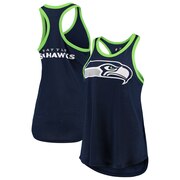 Add Seattle Seahawks G-III 4Her by Carl Banks Women's Tater Tank Top - College Navy To Your NFL Collection