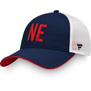 Add New England Patriots NFL Pro Line by Fanatics Branded Women's Iconic Scoreboard Trucker Adjustable Hat - Navy/White To Your NFL Collection