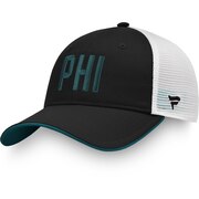 Add Philadelphia Eagles NFL Pro Line by Fanatics Branded Women's Iconic Scoreboard Trucker Adjustable Hat - Black/White To Your NFL Collection