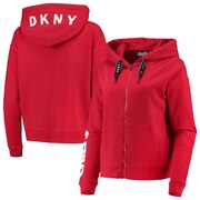 Add Kansas City Chiefs DKNY Sport Women's Zoey Crop Full-Zip Hoodie - Red To Your NFL Collection