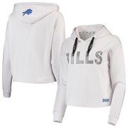 Add Buffalo Bills DKNY Sport Women's Maddie Crop Pullover Hoodie - White To Your NFL Collection