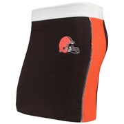 Cleveland Browns Refried Tees Women's Short Skirt - Brown