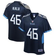 Add Joshua Kalu Tennessee Titans NFL Pro Line Women's Player Jersey – Navy To Your NFL Collection