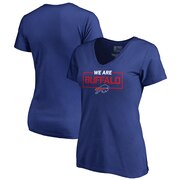 Add Buffalo Bills NFL Pro Line by Fanatics Branded Women's We Are Icon V-Neck T-Shirt – Royal To Your NFL Collection