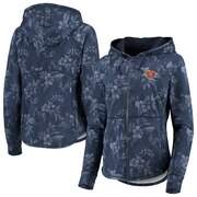 Add Chicago Bears Tommy Bahama Women's Basta Blossoms Sport Full-Zip Hoodie - Navy To Your NFL Collection