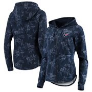 Add Houston Texans Tommy Bahama Women's Basta Blossoms Sport Full-Zip Hoodie - Navy To Your NFL Collection