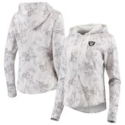 Add Oakland Raiders Tommy Bahama Women's Basta Blossoms Sport Full-Zip Hoodie - White To Your NFL Collection