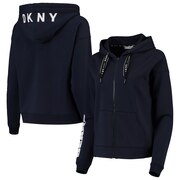 Add Chicago Bears DKNY Sport Women's Zoey Crop Full-Zip Hoodie - Navy To Your NFL Collection