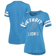 Add Detroit Lions G-III 4Her by Carl Banks Women's Extra Point Bling Tri-Blend T-Shirt – Light Blue To Your NFL Collection