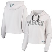 Add Philadelphia Eagles DKNY Sport Women's Maddie Crop Pullover Hoodie - White To Your NFL Collection