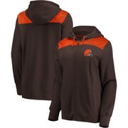 Add Cleveland Browns Fanatics Branded Women's Team Best Full-Zip Hoodie - Brown To Your NFL Collection