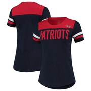 Add New England Patriots Juniors Receiver T-Shirt - Navy/Red To Your NFL Collection