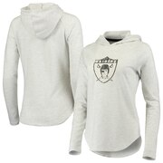 Add Oakland Raiders Fanatics Branded Women's Game Lead Pullover Hoodie - Oatmeal To Your NFL Collection