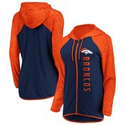 Add Denver Broncos Fanatics Branded Women's Forever Fan Full-Zip Hoodie - Navy To Your NFL Collection