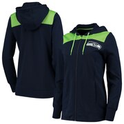 Add Seattle Seahawks Fanatics Branded Women's Team Best Full-Zip Hoodie - College Navy To Your NFL Collection