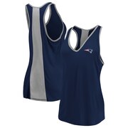 Add New England Patriots Fanatics Branded Women's Turning Up the Heat Tank Top – Navy/Gray To Your NFL Collection