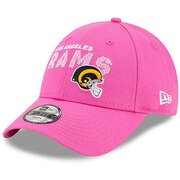 Add Los Angeles Rams New Era Girls Toddler Scribble 9FORTY Adjustable Hat - Pink To Your NFL Collection