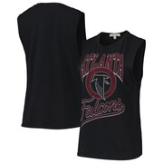 Add Atlanta Falcons Junk Food Women's Vintage Muscle Tank Top - Black To Your NFL Collection