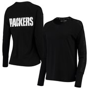 Add Green Bay Packers DKNY Sport Women's Gabby Mesh Long Sleeve T-Shirt – Black To Your NFL Collection