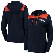 Add Denver Broncos Fanatics Branded Women's Team Best Full-Zip Hoodie - Navy To Your NFL Collection