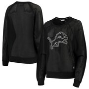 Add Detroit Lions DKNY Sport Women's Lauren Mesh Long Sleeve T-Shirt – Black To Your NFL Collection