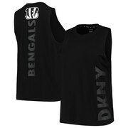 Add Cincinnati Bengals DKNY Sport Women's Olivia Tri-Blend Tank Top - Black To Your NFL Collection