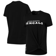 Add Cincinnati Bengals DKNY Sport Women's Players Side-Tie T-Shirt – Black To Your NFL Collection