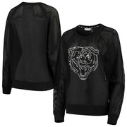 Add Chicago Bears DKNY Sport Women's Lauren Mesh Long Sleeve T-Shirt – Black To Your NFL Collection